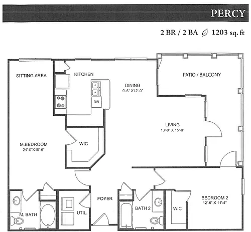 Floor plan Percy