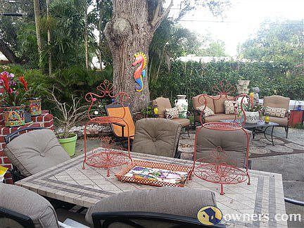 Backyard patio