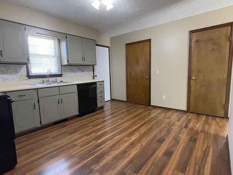 Kitchen view from Garage Door