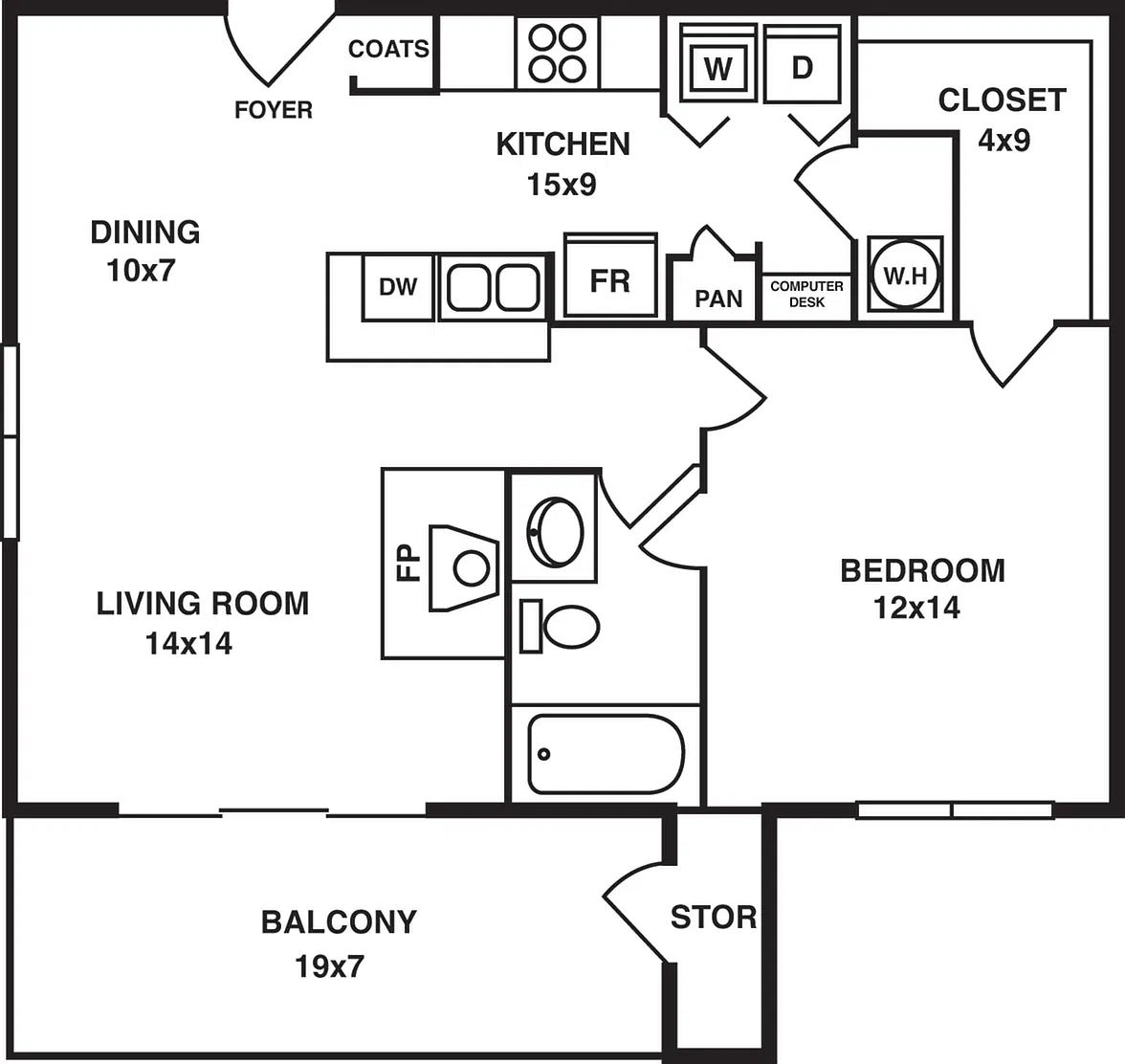 Floor plan Marshwood