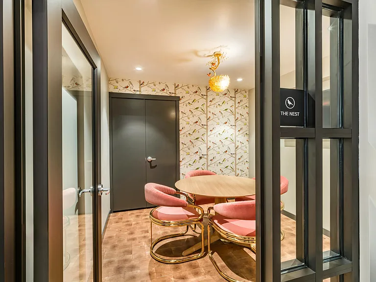 Work and collaborate in private conference rooms designed for productivity.