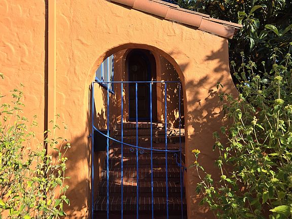 Entrance to home. There is a front patio for outdoor use.