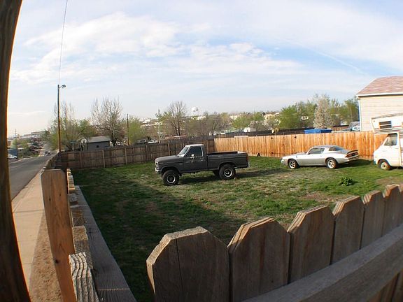 fenced lot