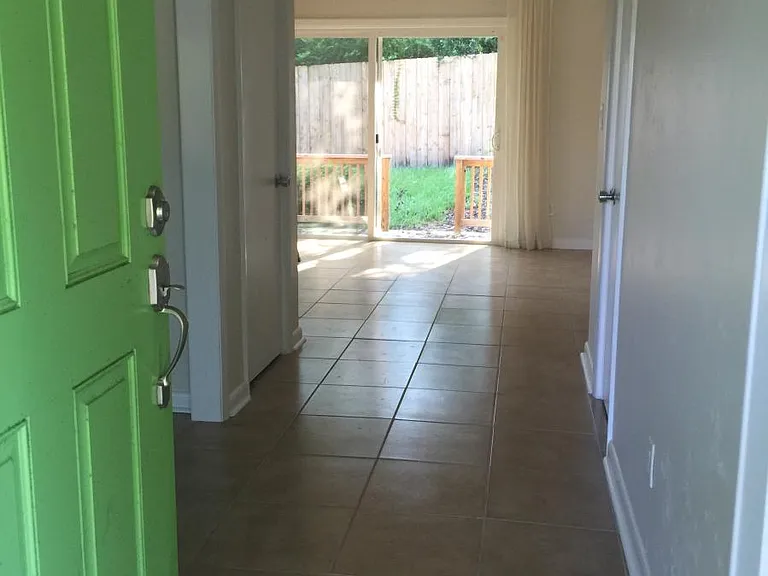 looking in front door