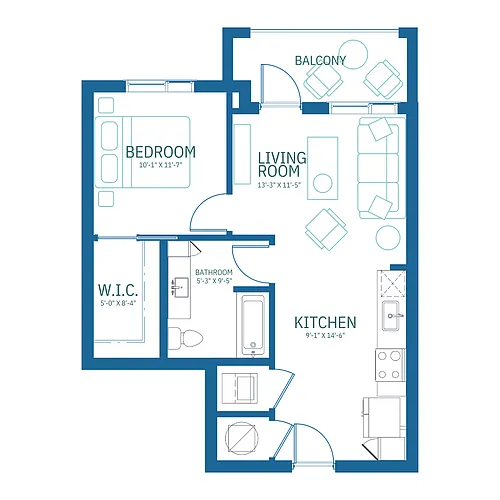 Floor plan Marina