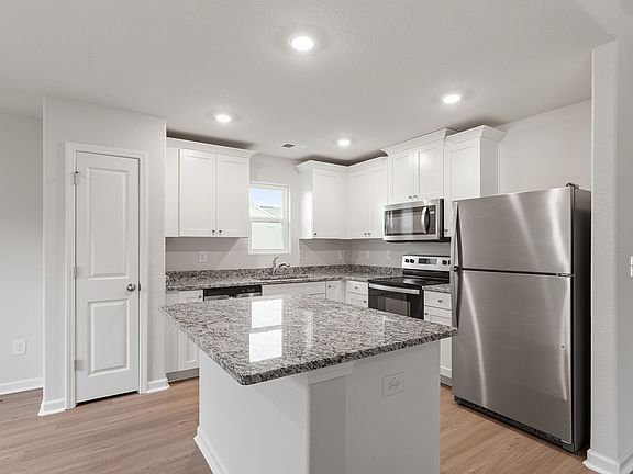 Each home has granite countertops