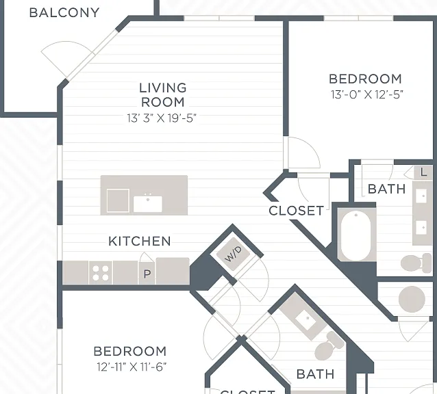 B2-10 floor plan The LakeHouse on Wylie