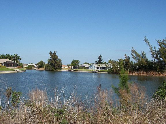 View from rear of lot