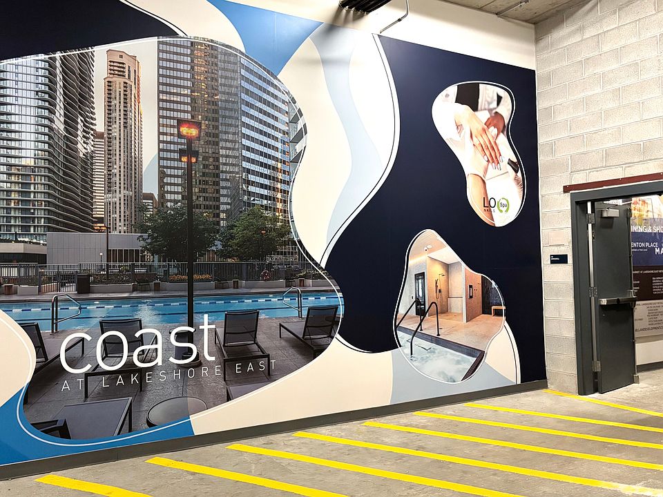 Pedway access to all your favorite Lakeshore East restaurants and shops