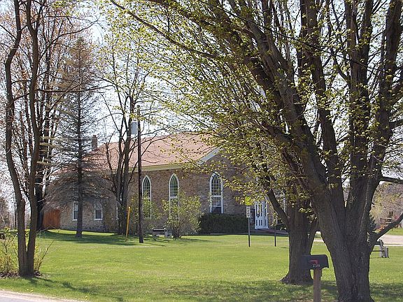 View of church