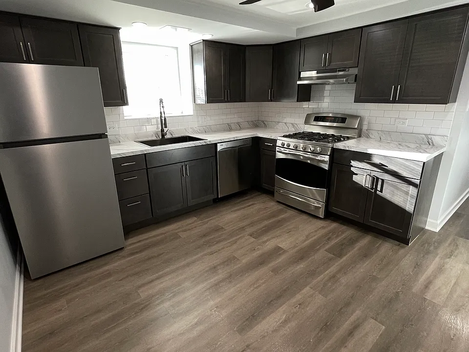 Kitchen with new appliances