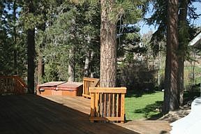 Backyard with Spa