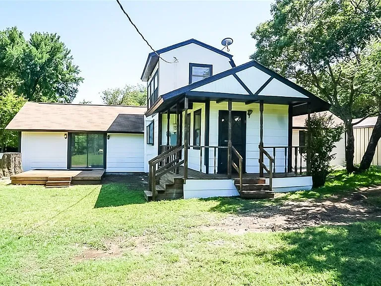 Back deck and porch