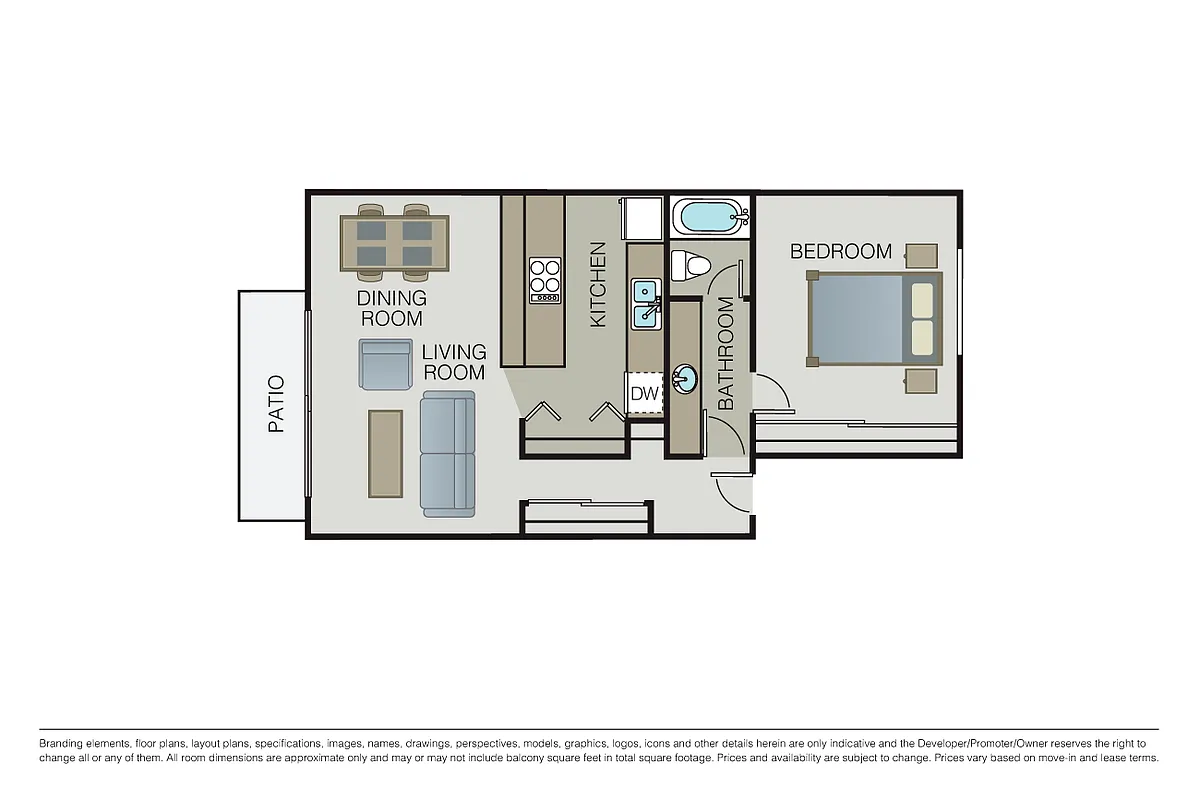 Floor plan Plan 1A