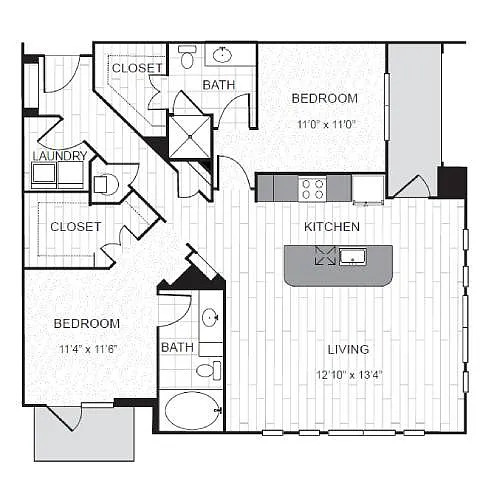 Floor plan B2