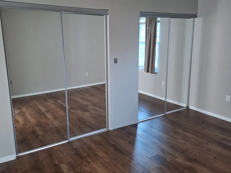 Master bedroom with lots of closet space.