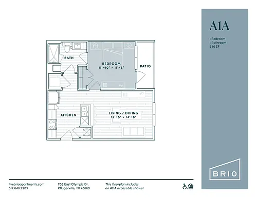 Floor plan A1A