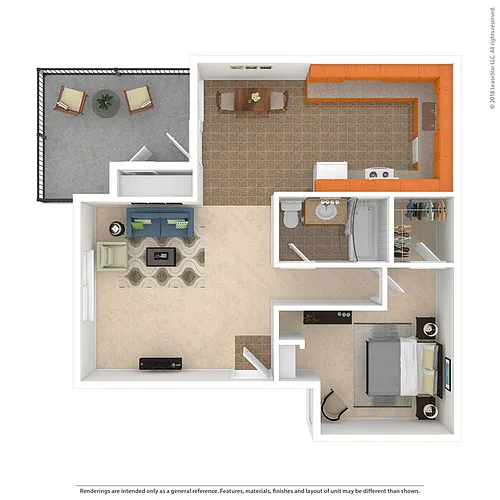 Floor plan 1X1