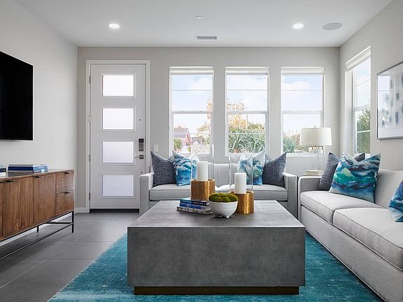 Cerise At Canvas Plan 4 Model Home Great Room
