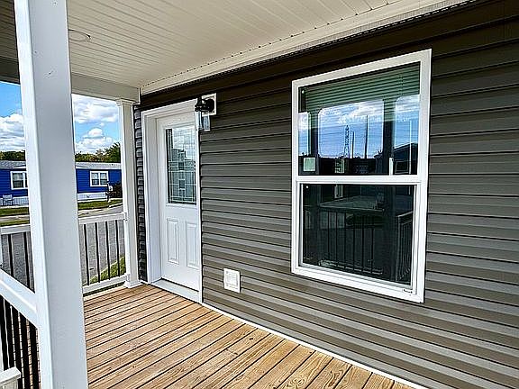 4 ft. covered front porch