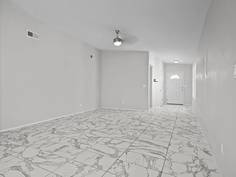living room. with marble floors