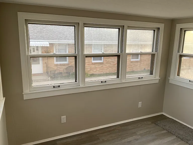 South facing wall of 3 season room