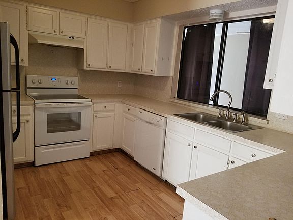 Kitchen with office view