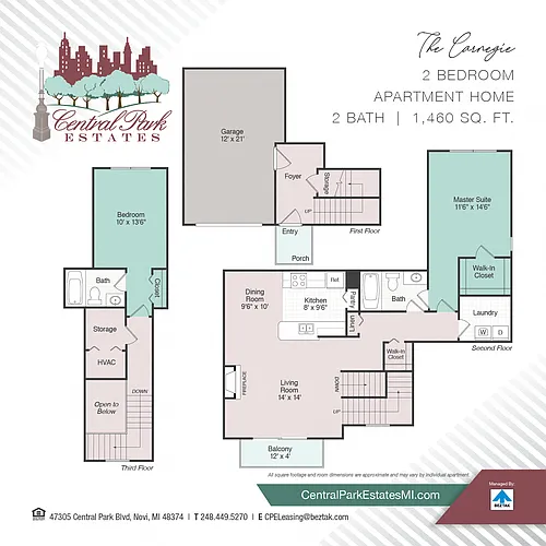 Floor plan The Carnegie