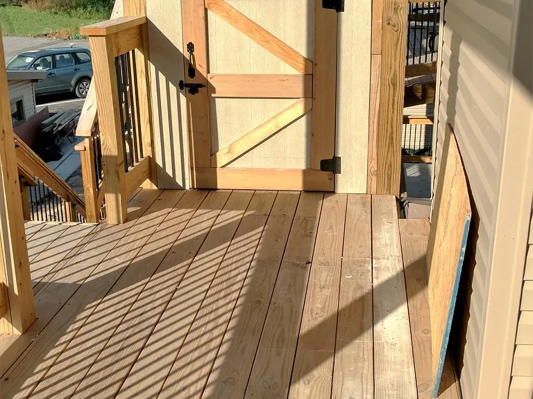 Outdoor Storage on Private Deck