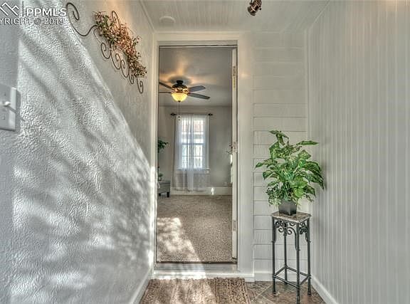 Foyer enters into living room