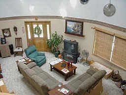 View onto family room from 2d level
