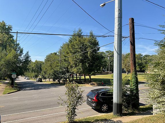 Across Shelby Ave from the front door