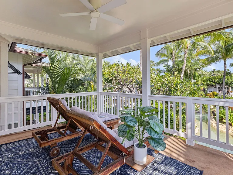 Private lanai off Primary Bedroom