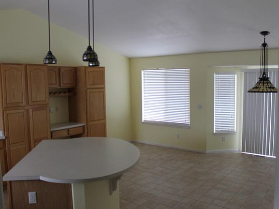 Kitchen and dining area