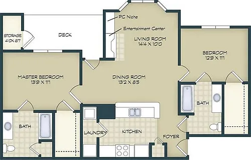 Floor plan Notting Hill