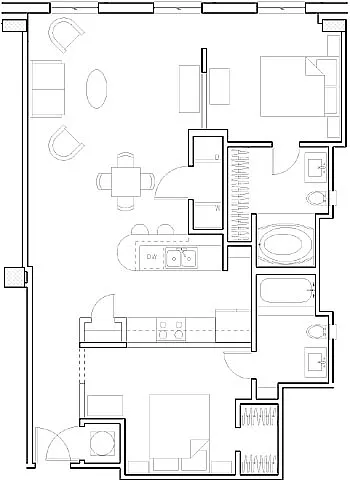 Floor plan Midtown