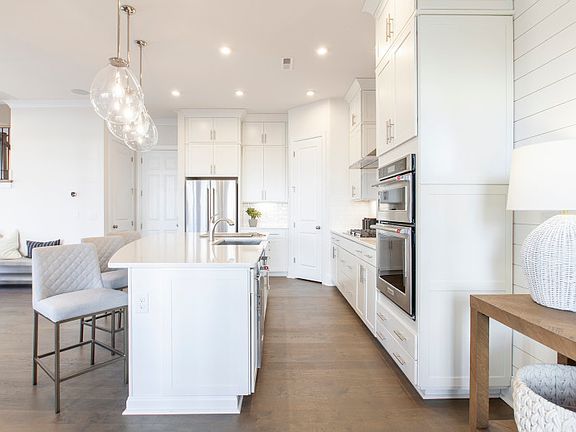 Beautiful, open, gourmet, kitchen with granite countertops and stainless steel appliances