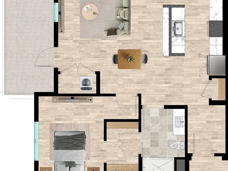 A17 - One Bedroom A17 - One Bedroom