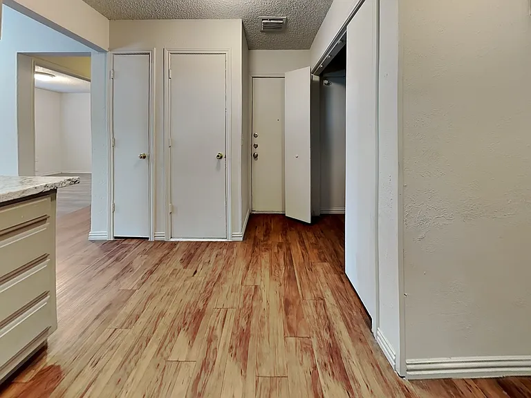 Spacious hallway with light wo