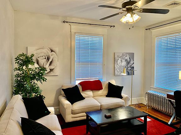 Living Room w/ Designer Ceiling Fan