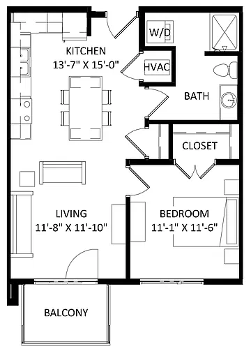 Floor plan Style D