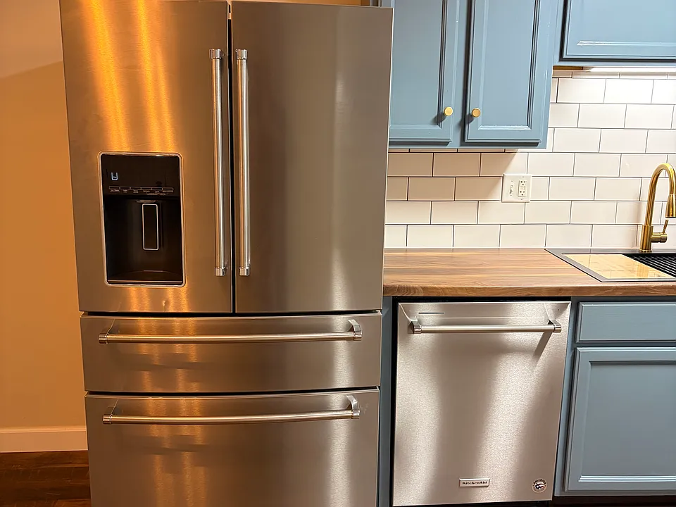 Kitchen Aid Fridge and Dishwasher
