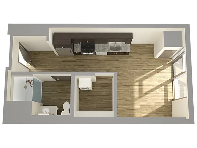 Floor plan Studio