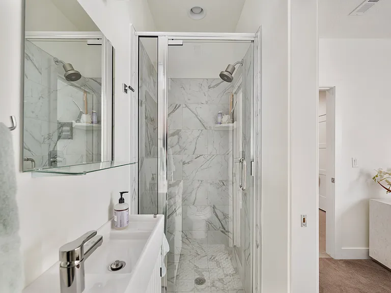 basement bathroom / shower