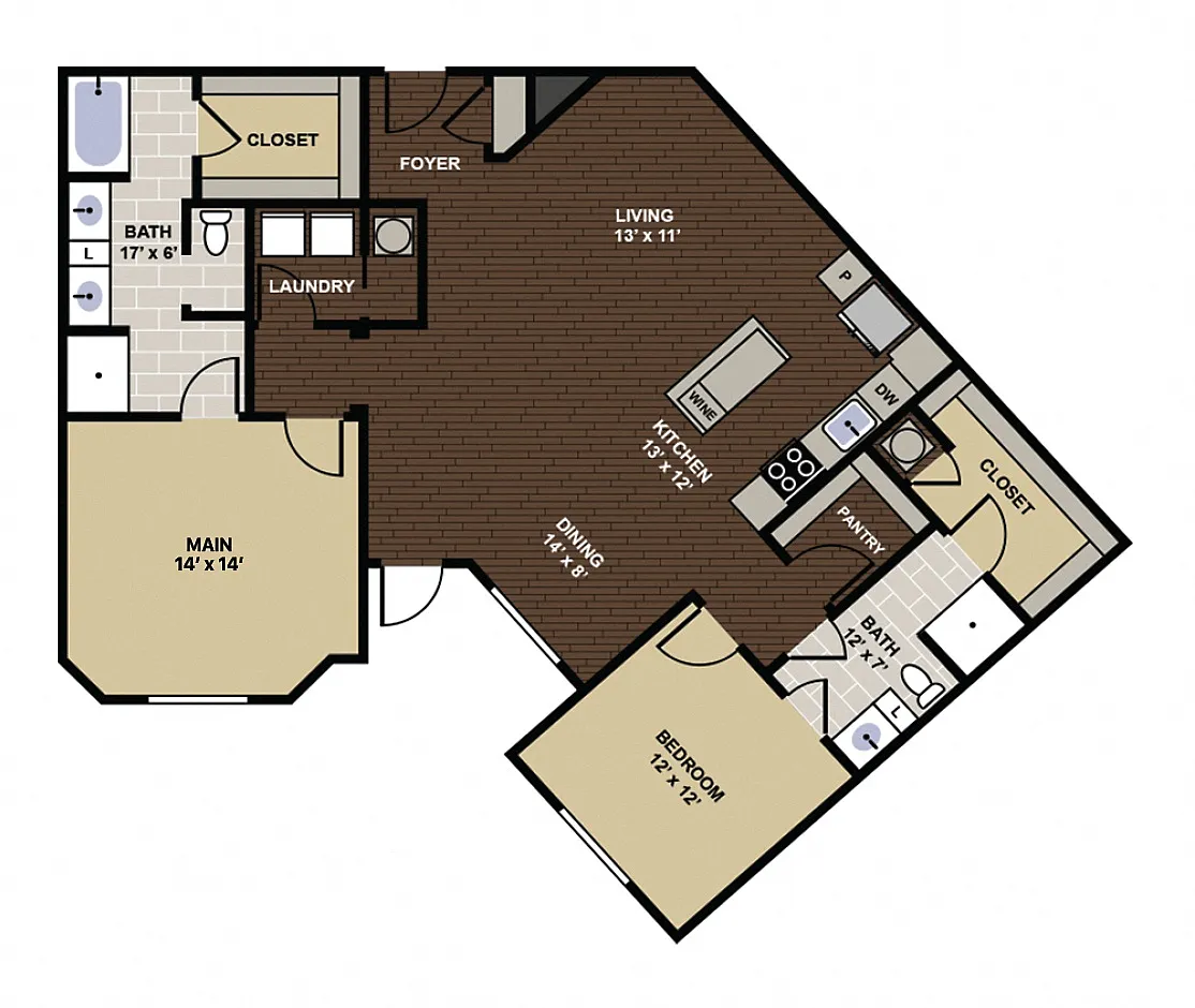 Floor plan Kirkwood