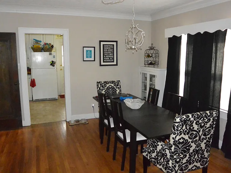 Dining room looking towards kitchen.