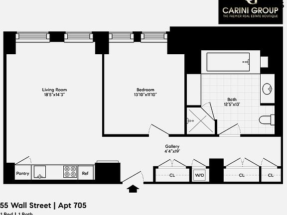 2nd image of 55 Wall St APT 705