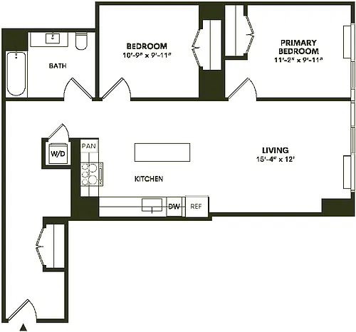Floor plan Jr 2B
