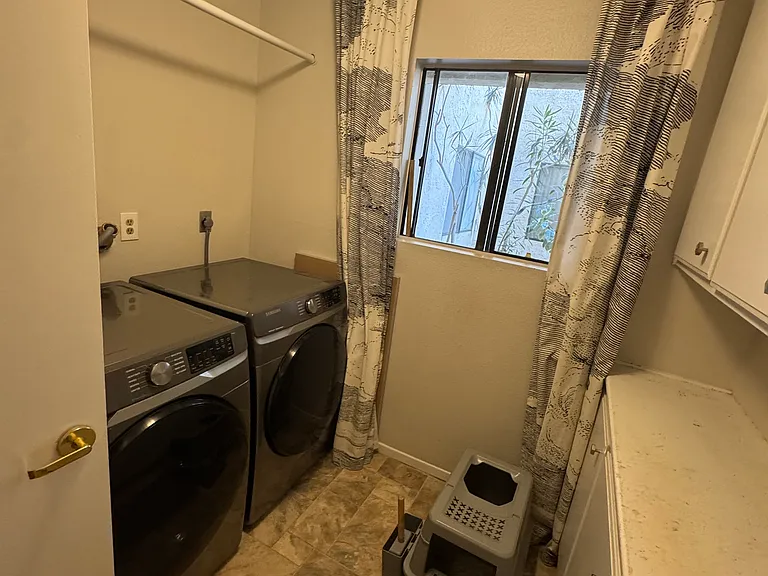 Laundry room.