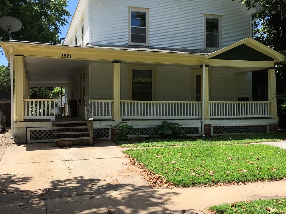 The main floor, #1 apartment has private use of the wrap around porch.